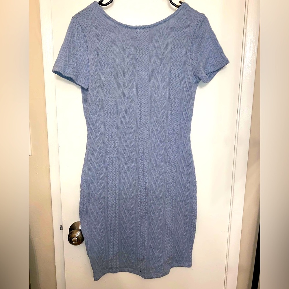 BABY BLUE TIGHT DRESS